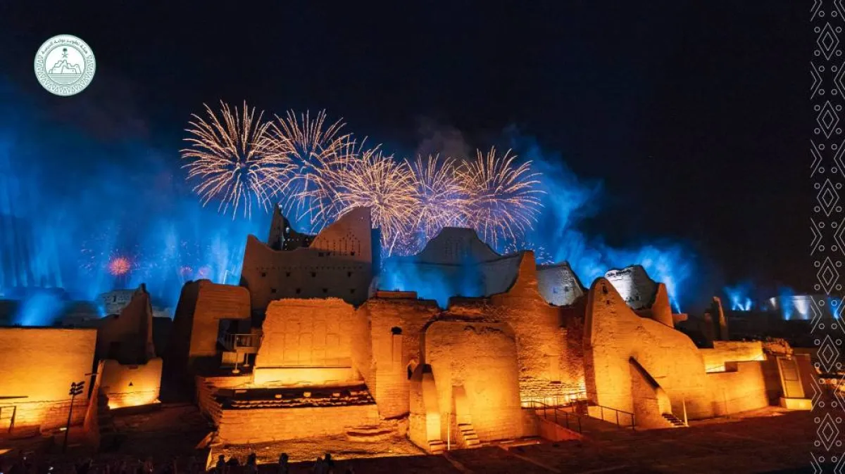 بوابة الدرعية تحصد جائزة الحدث الاستثنائي في حفل Heavent Awards - الصورة من حساب بوابة الدرعية على تويتر