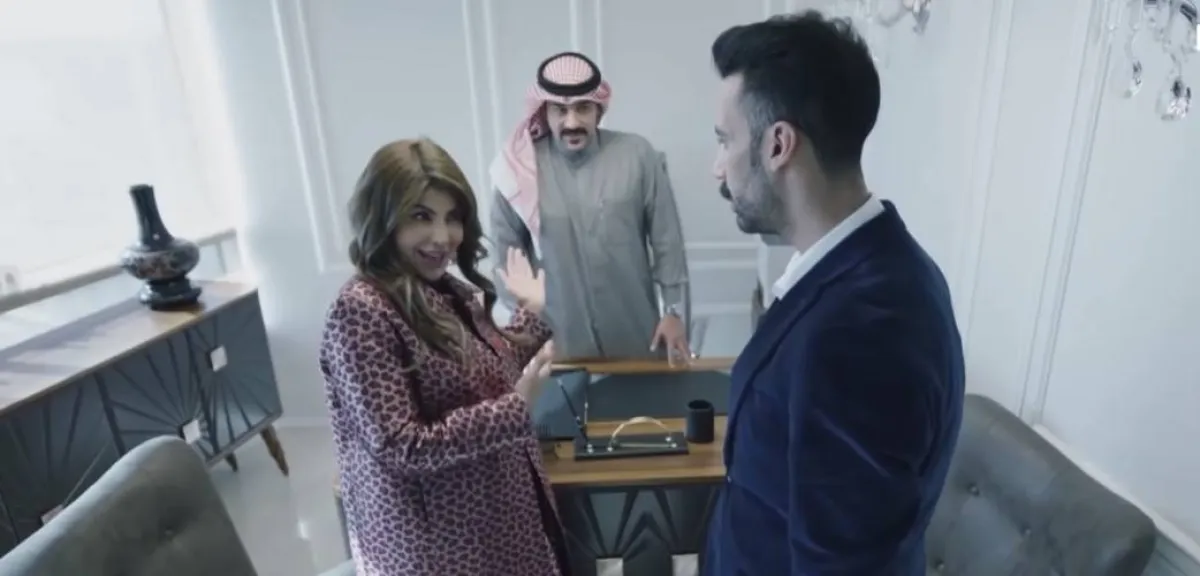 لقطة شاشة من مسلسل  " أمينة حاف2" - من على MBC DRAMA