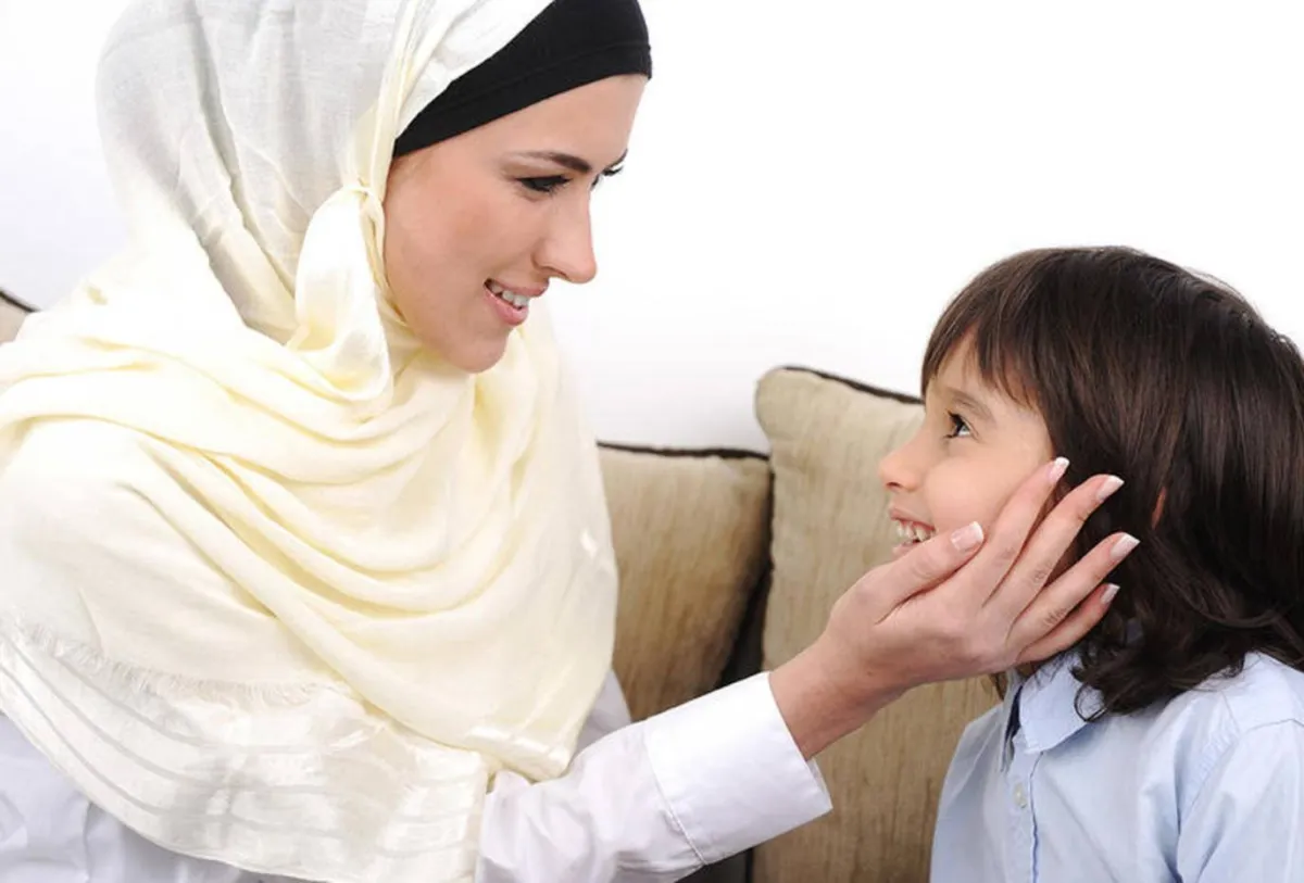 صورة لأم وطفلها