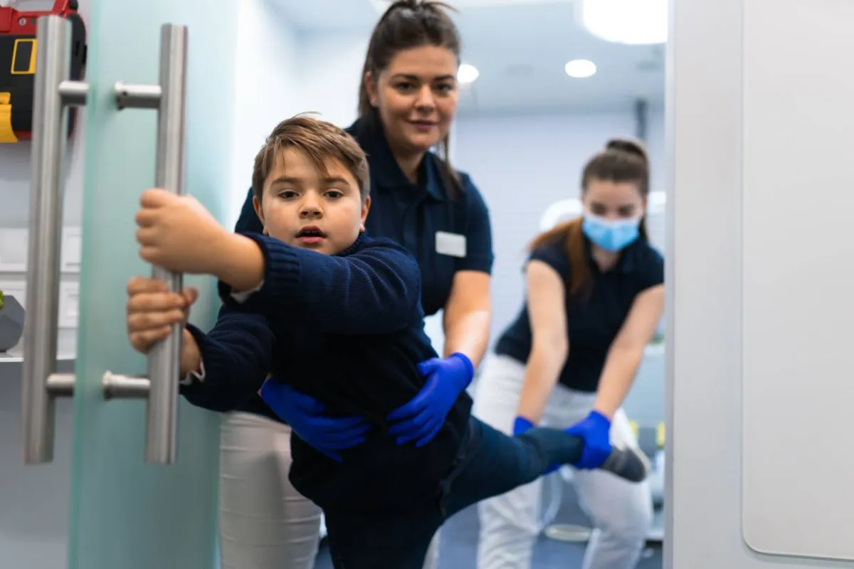 صورة لطفل عصبي