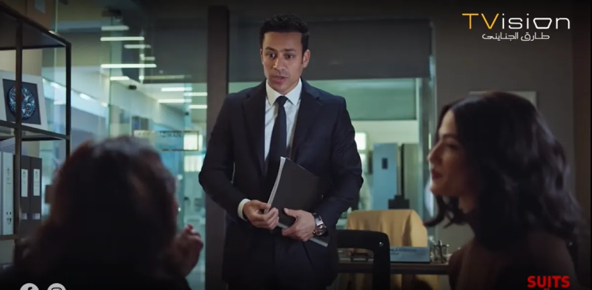 أحمد داود وتارا عماد في مشهد من سوتس بالعربي - الصورة من حساب شركة الإنتاج على يوتيوب