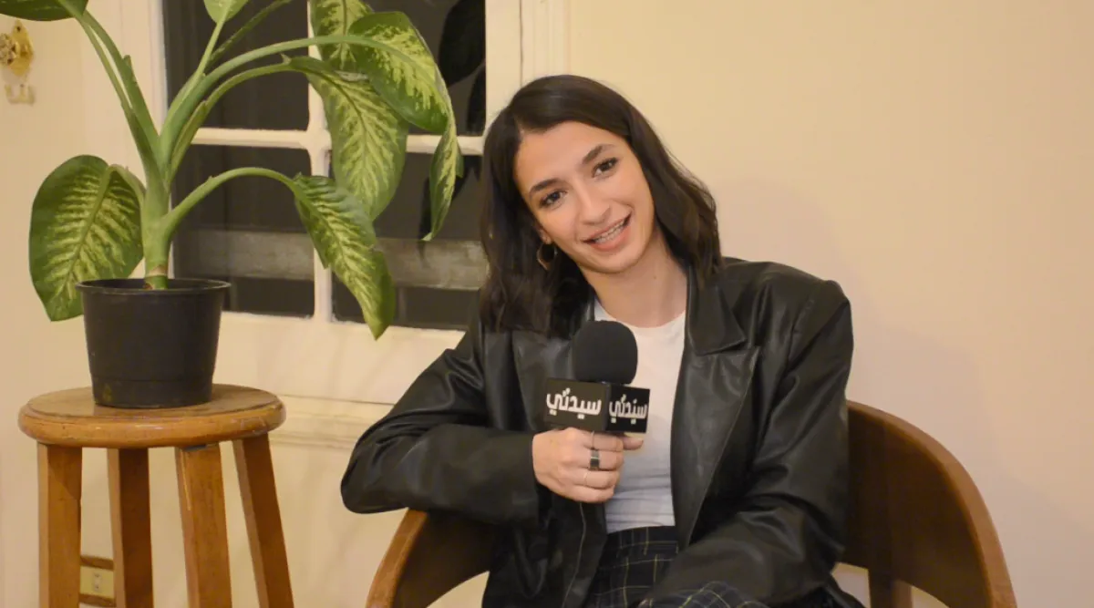 أميرة أديب خلال لقائها بكاميرا سيدتي  - تصوير محمد عربي