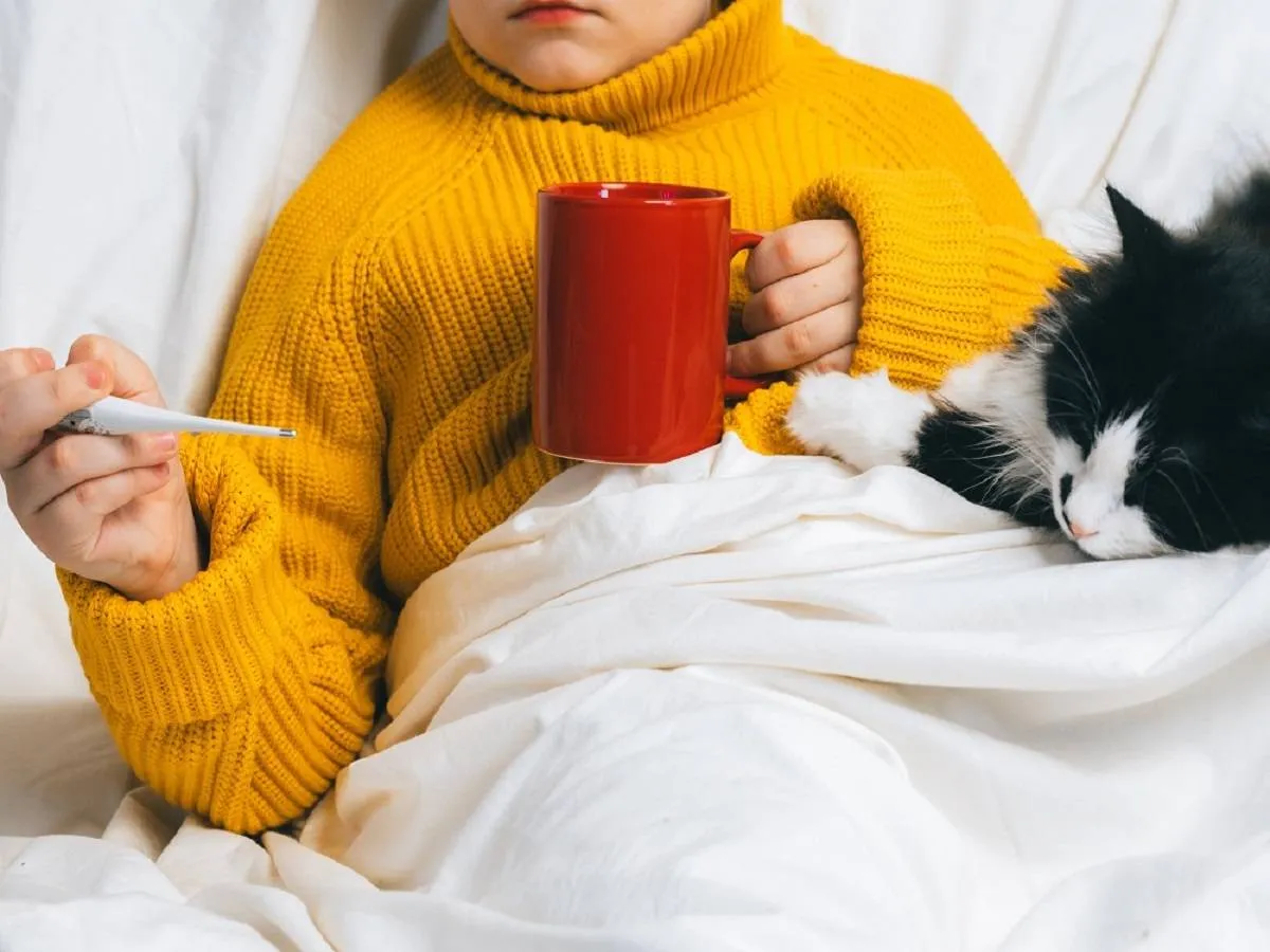 صورة لطفل مريض