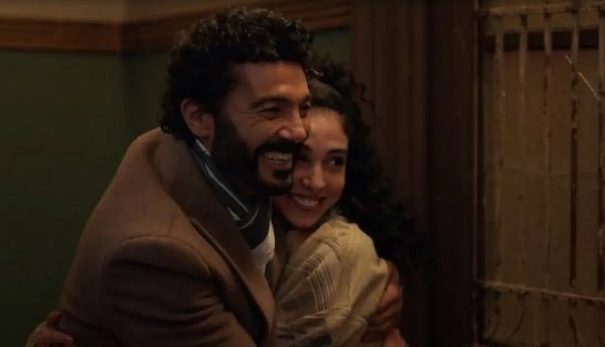 ولاء وبليغ في كواليس مسلسل  " راجعين ياهوى" - الصورة من صفحة سلمى أبو ضيف على موقع " انستغرام"