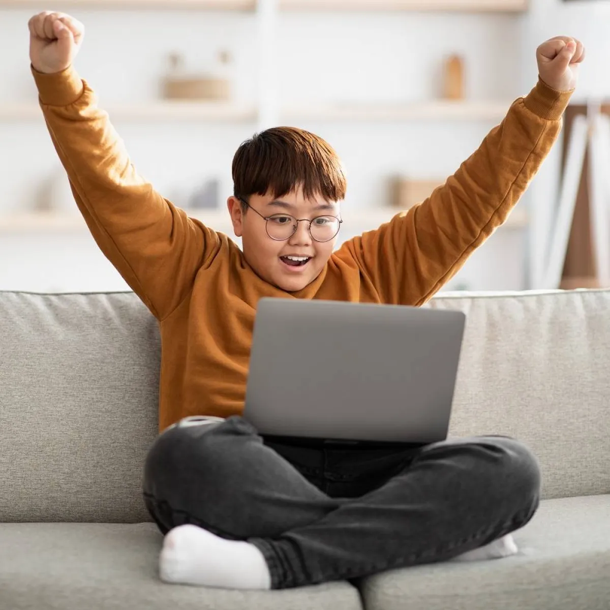 صورة لطفل سمين