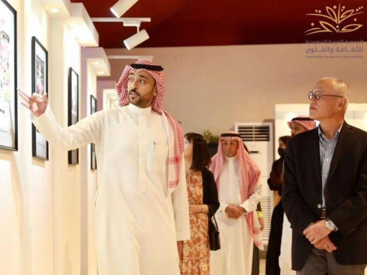 من المعارض الفنية للجمعية 