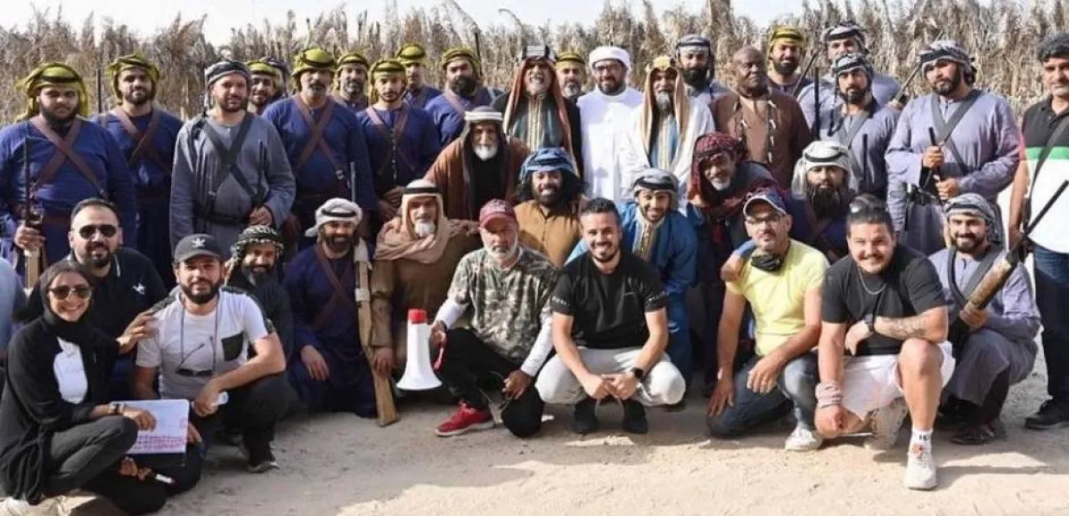 فريق عمل  مسلسل "عين الذيب" - صورة من صفحة الفنان داود حسين على موقع " انستغرام " 