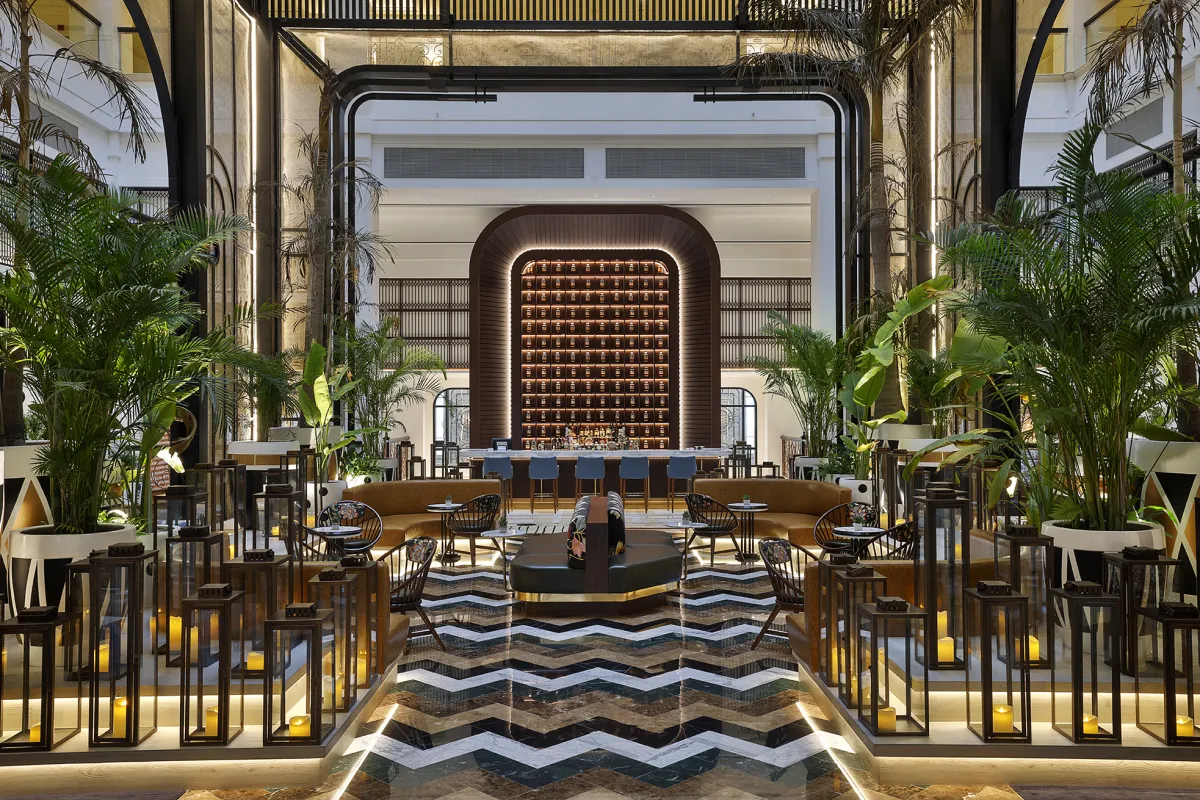 كونسيرفاتوري ردهة استقبال جديدة في منتجع ومارينا ويستن دبي الميناء السياحي