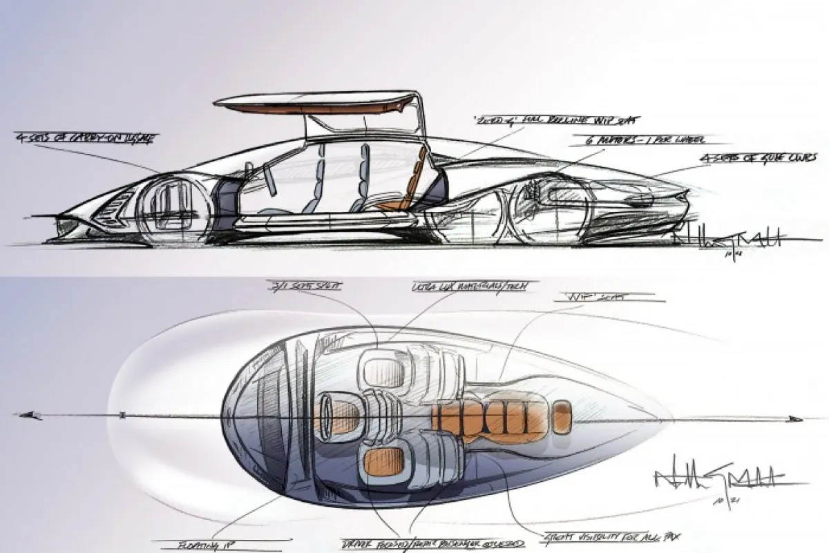 أول هينيسي كهربائية بست عجلات