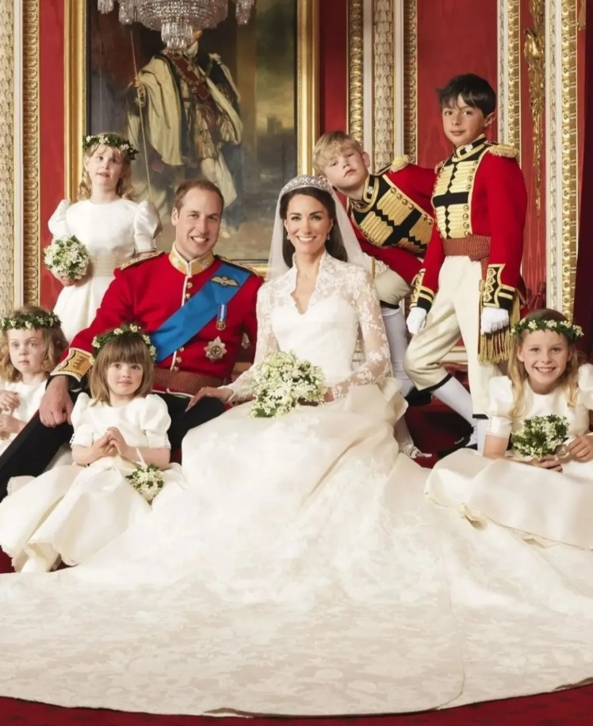 الأمير ويليام وكيت ميدلتون في حفل زفافهما-الصورة من حساب Europe Royals على إنستغرام