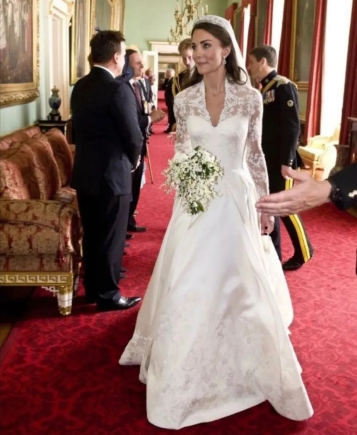 الأمير ويليام وكيت ميدلتون في حفل زفافهما-الصورة من حساب Europe Royals على إنستغرام