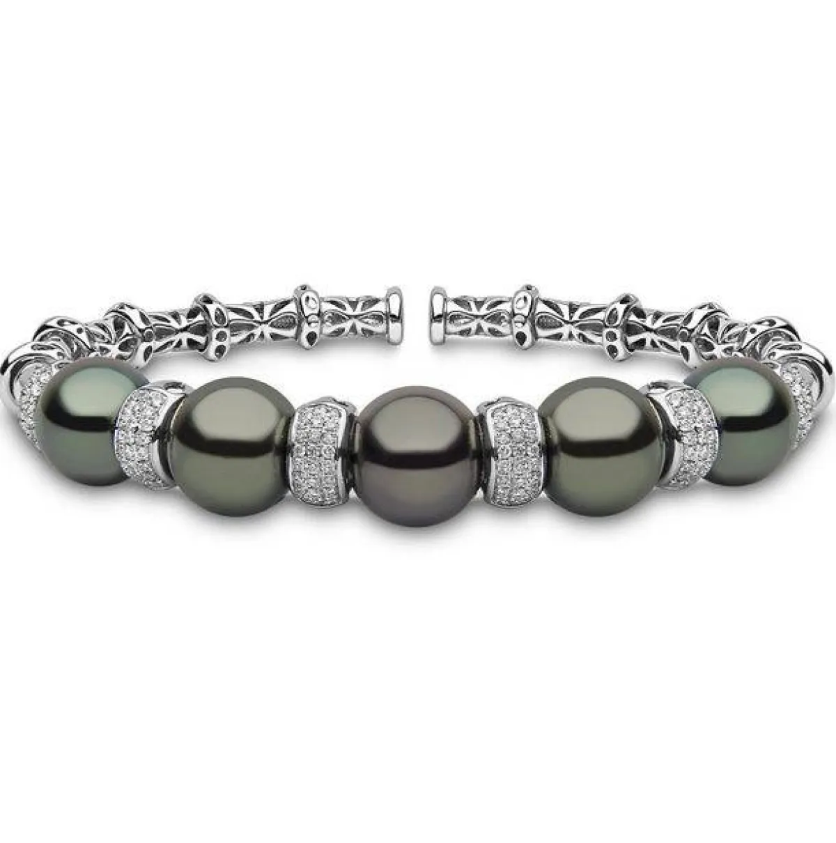 سوار مُزين باللؤلؤ الأسود من يوكو لندن Yoko London