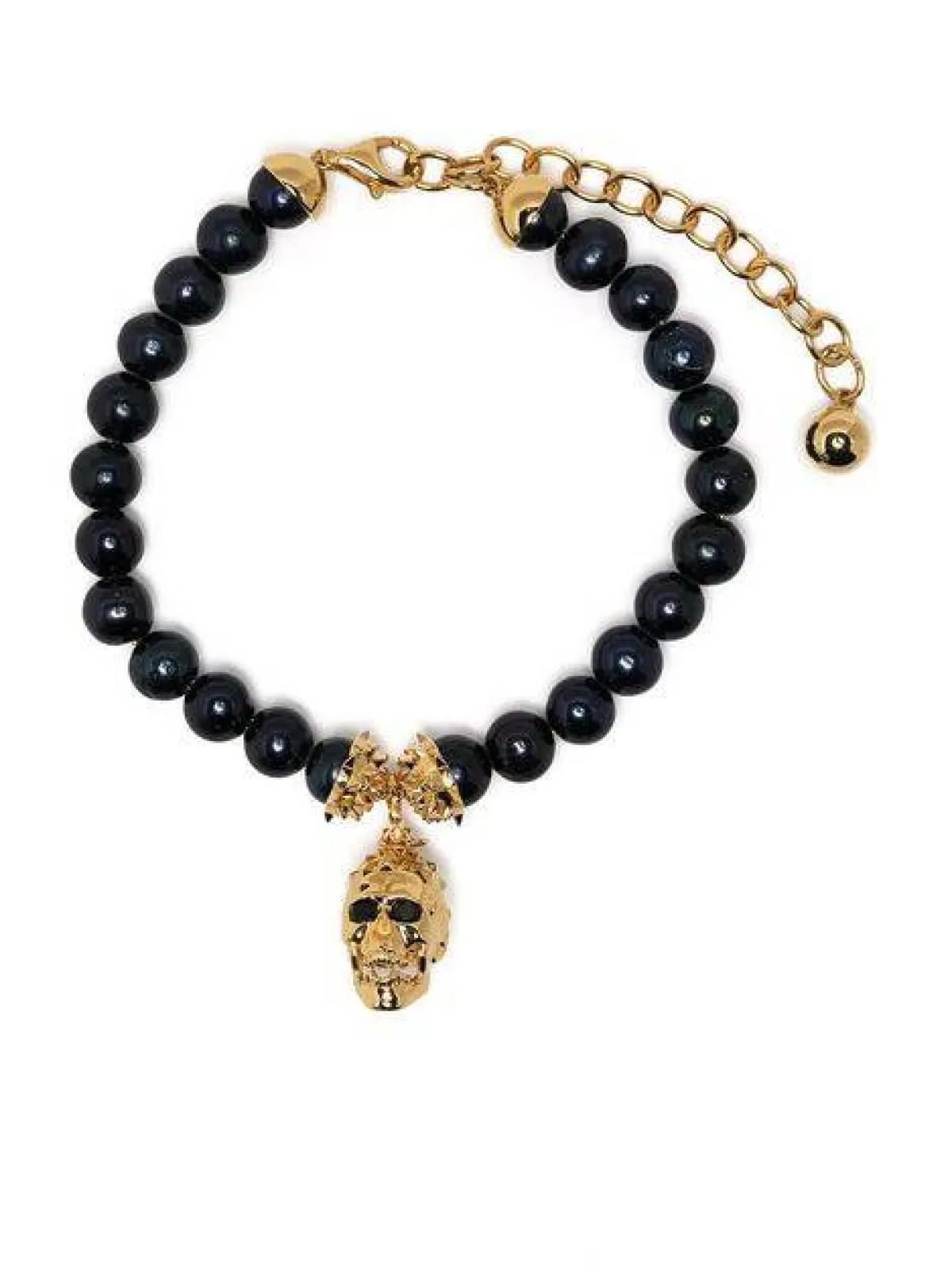 سوار مُزين باللؤلؤ الأسود من كاسون لندن Kasun London