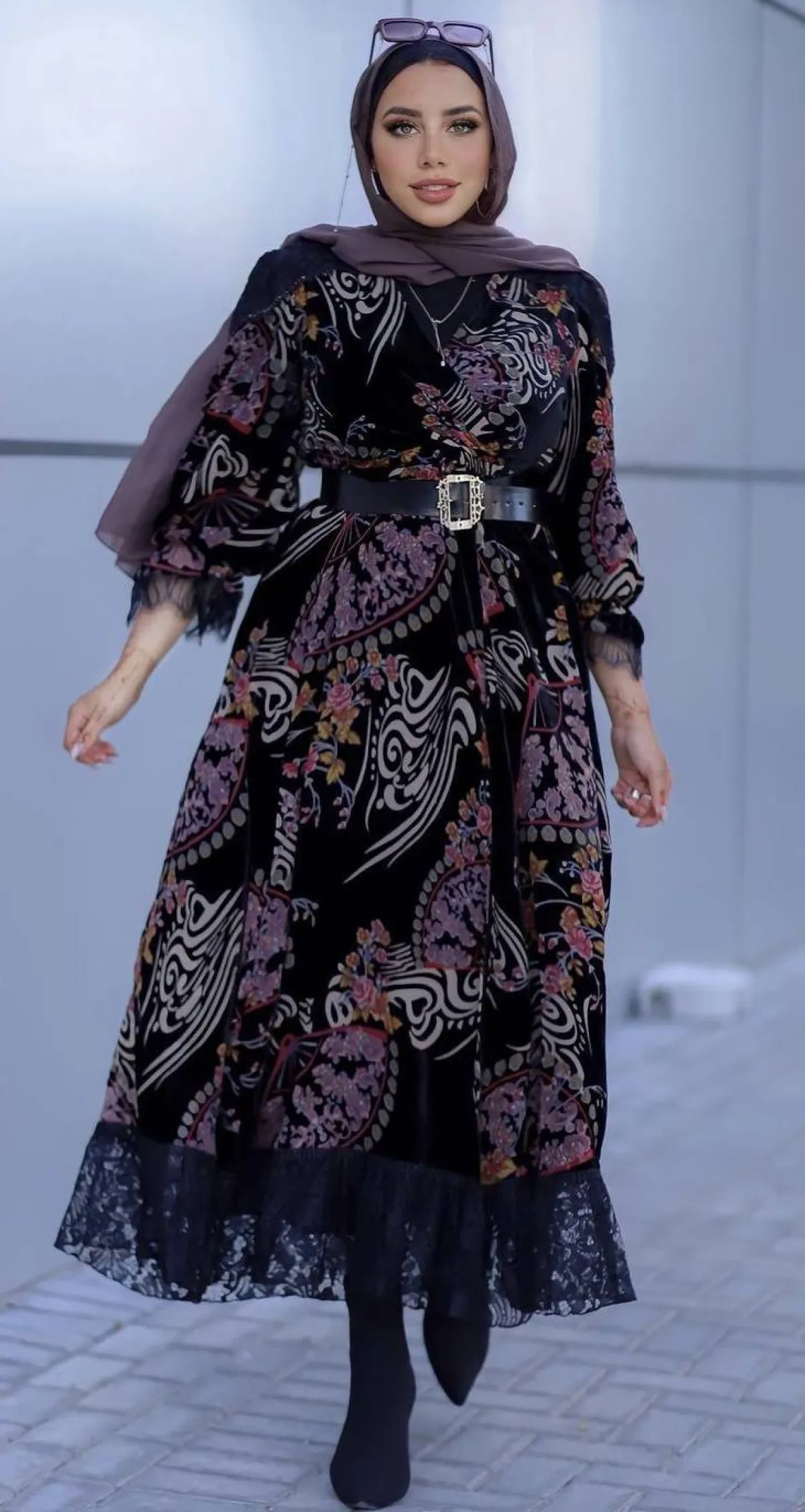 فستان مطبع بالزهور