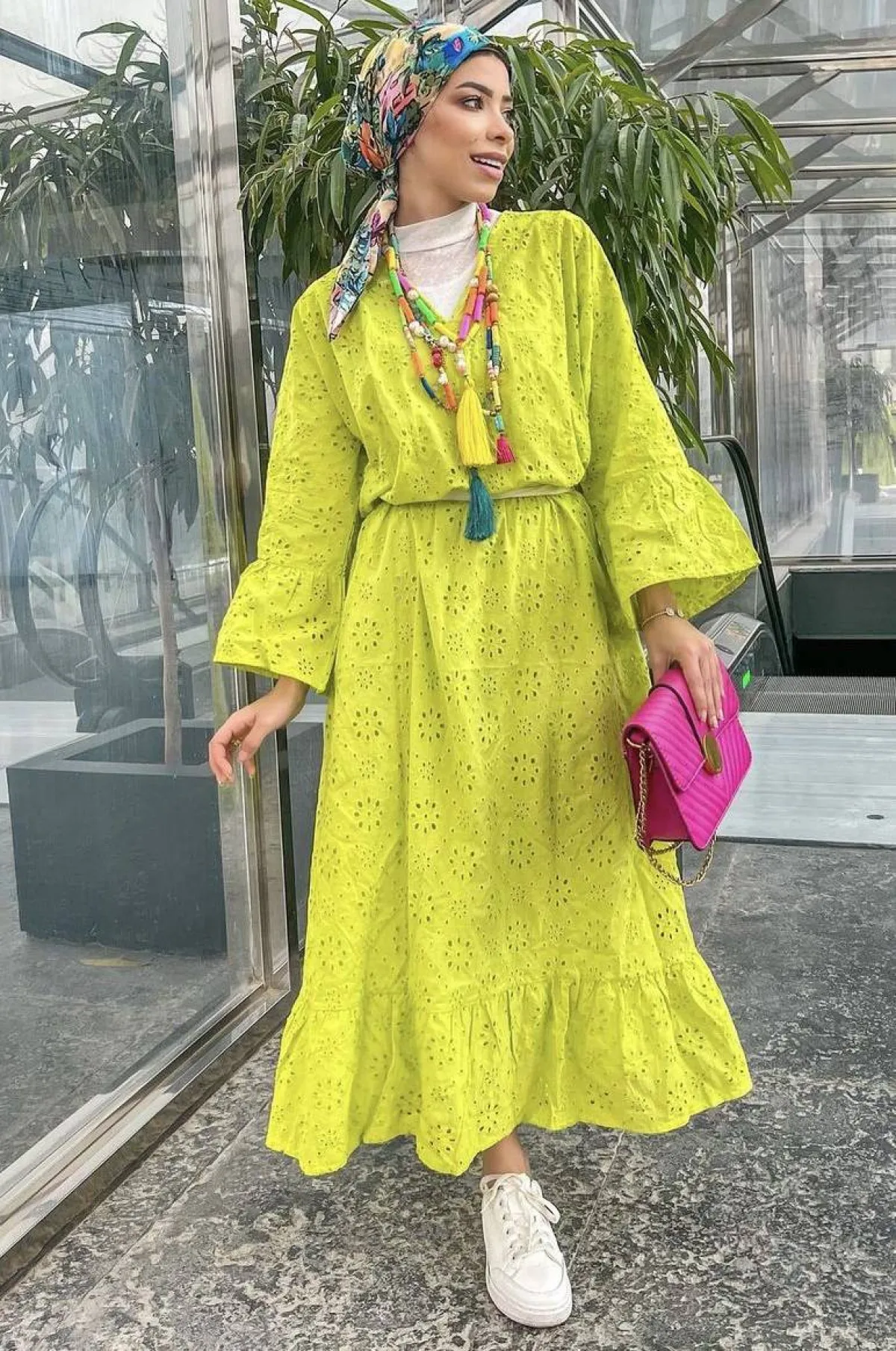 فستان بالوان مرحة للعيد