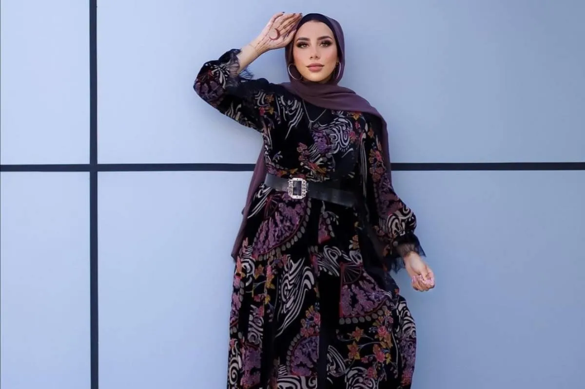 موديلات فساتين محجبات للعيد