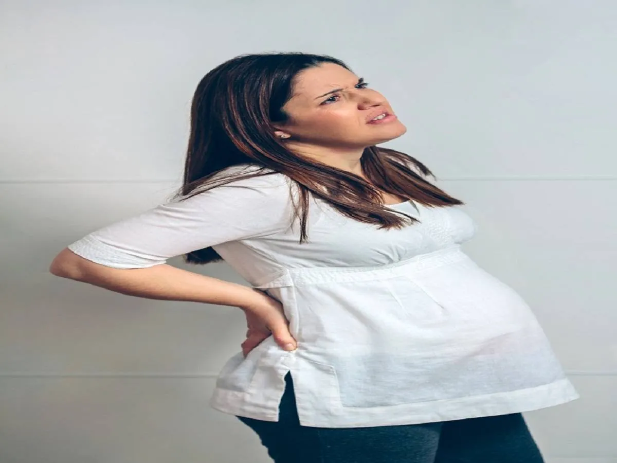 صورة لحامل  مصابة بعرق النسا