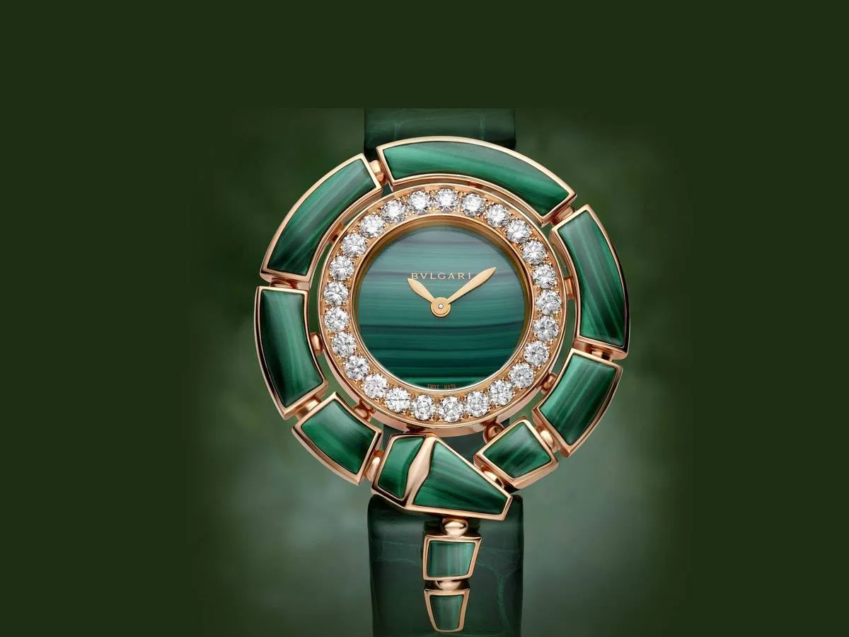 ساعات فاخرة من المالاكيت  Malachite Timepieces