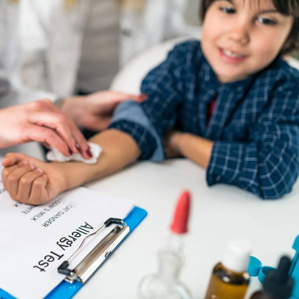 صورة لطفل مريض