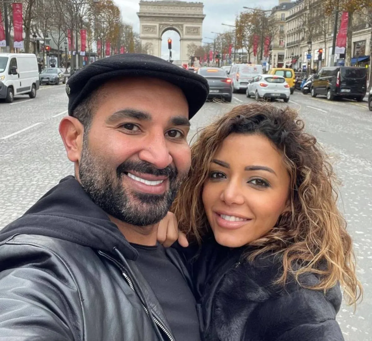 أحمد سعد وزوجته علياء البسيوني - الصورة من حسابه على انستغرام