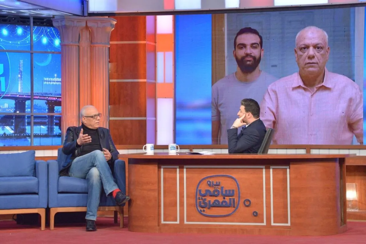 الحوار التلفزيوني بين الهادي زعيم وفتحي الهداوي- الصورة من حساب الهداوي على الفيس بوك