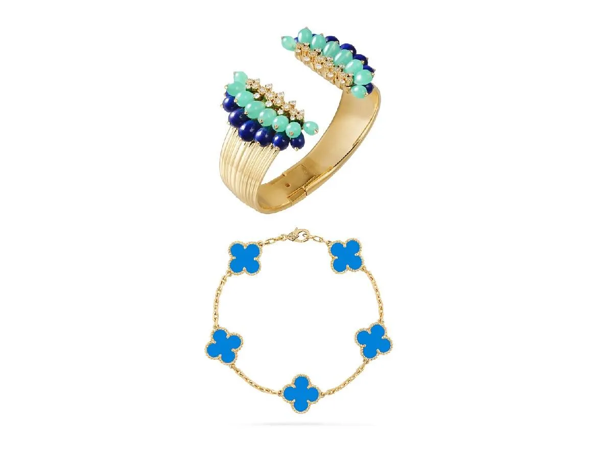 موديلات أساور ذهب وأحجار كريمة جذابة لإطلالة عيد الفطر 2022