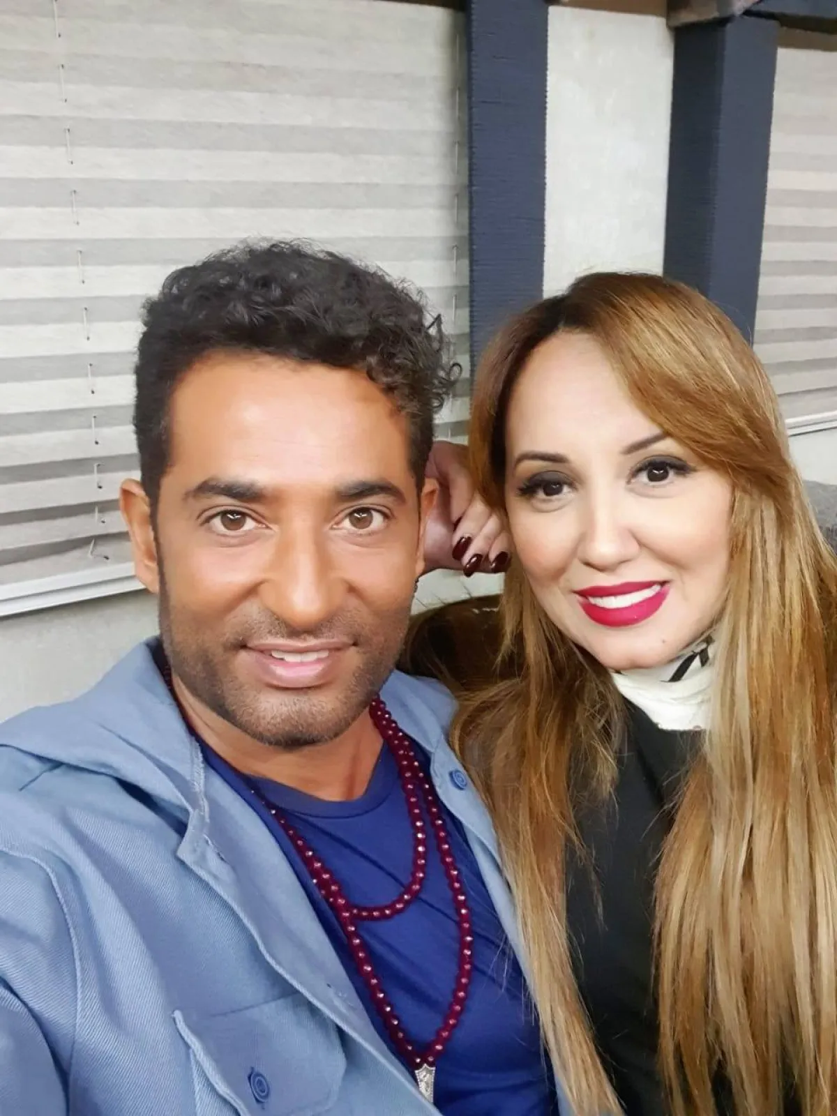 عمرو سعد وزوجته شيماء فوزي- الصورة من حسابها على انستغرام