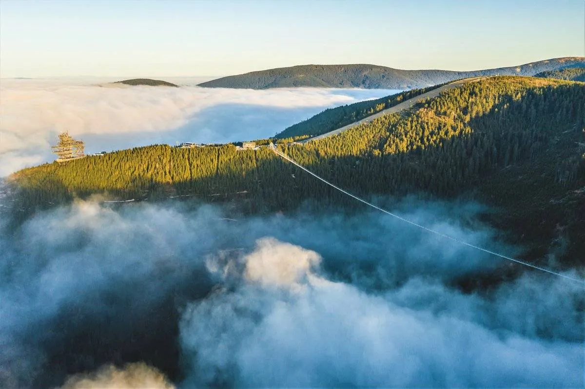 Sky Bridge.. أطول جسر مشاة معلق في العالم