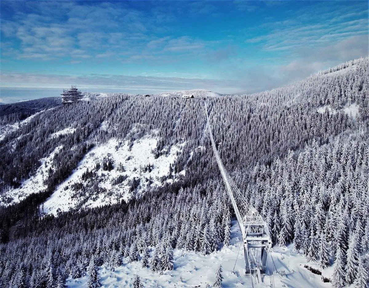 Sky Bridge.. أطول جسر مشاة معلق في العالم