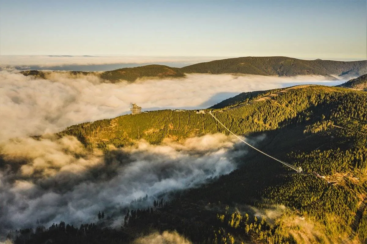 Sky Bridge.. أطول جسر مشاة معلق في العالم