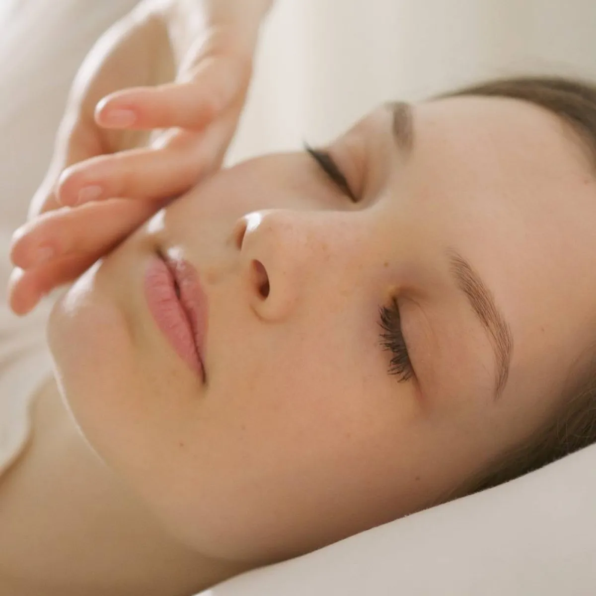 صورة لحامل نائمة