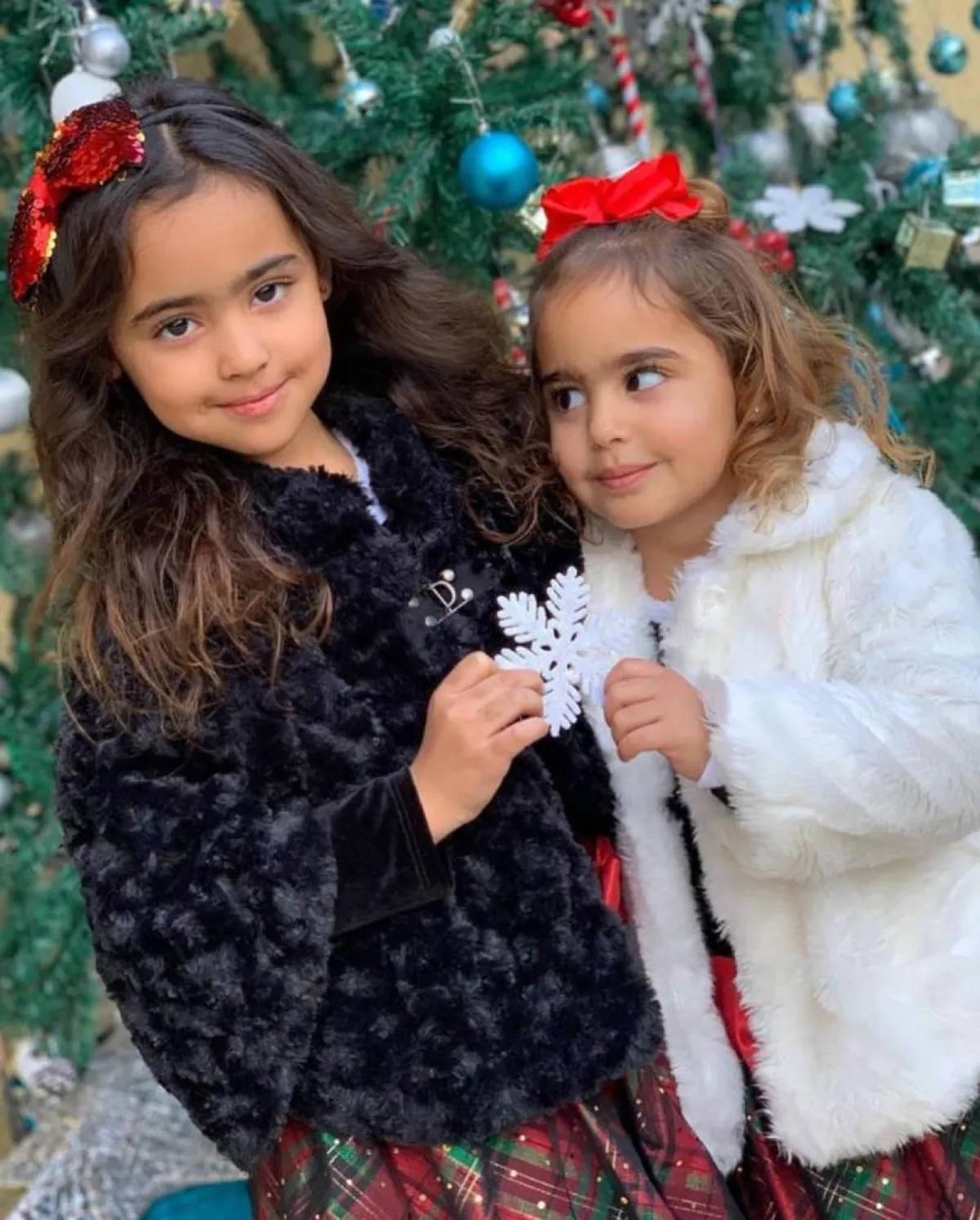 أول ظهور رسمي لتاليه وأمايا تامر حسني بسمة بوسيل - الصور من حساب بسمة بوسيل على انستغرام