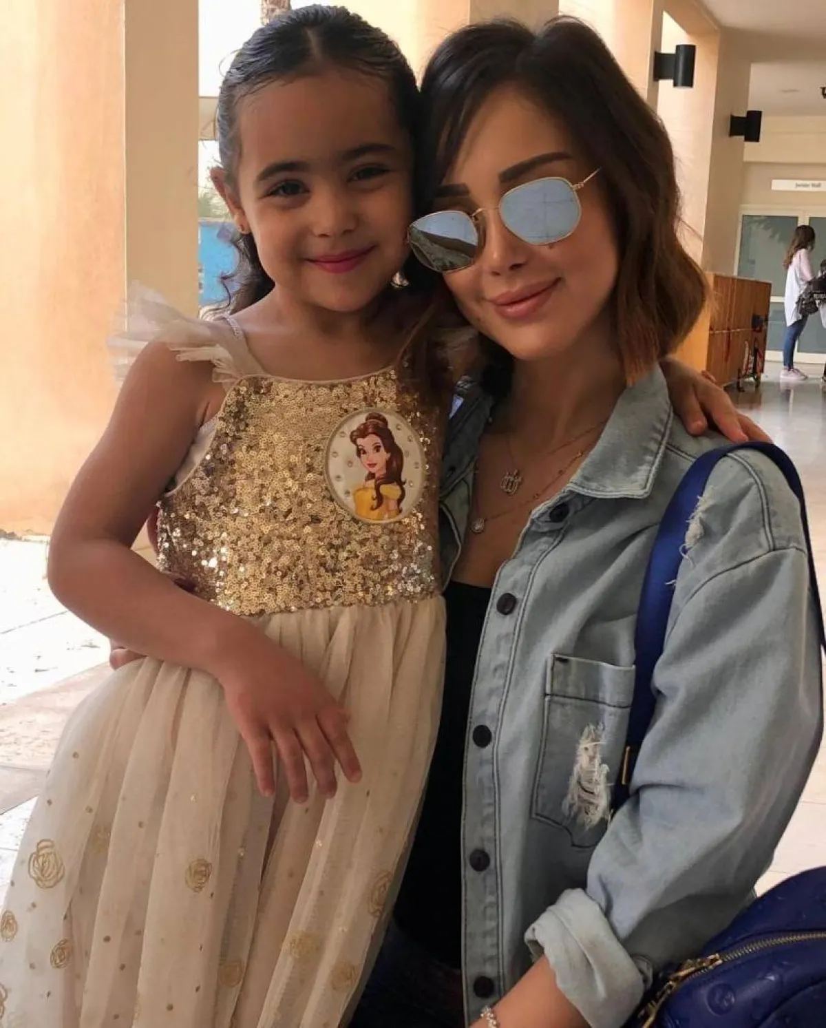أول ظهور رسمي لابنة تامر حسني مع والدتها بسمة بوسيل - الصور من حساب بسمة بوسيل على انستغرام