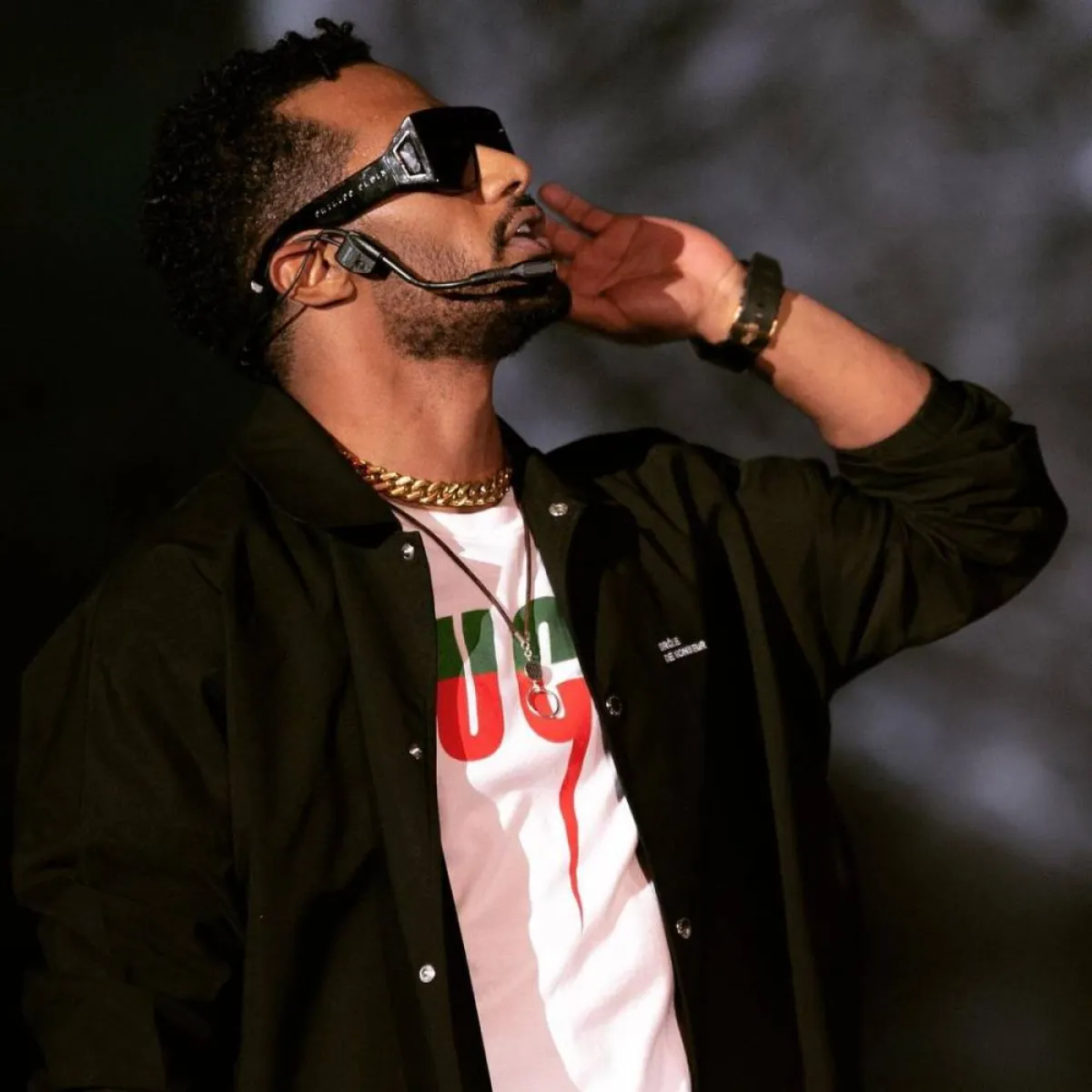 بروفة حفل محمد رمضان في "جدة" - صورة من صفحة محمد رمضان على موقع " انستغرام"