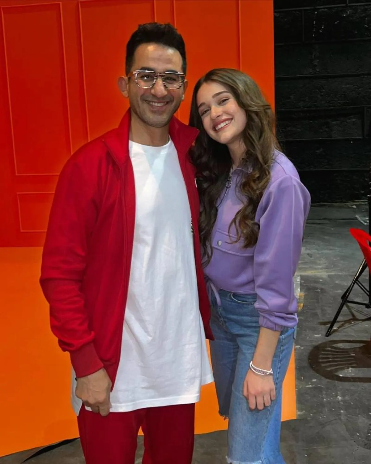 نور إيهاب برفقة أحمد حلمي  - صورة من صفحتها على موقع " انستغرام"