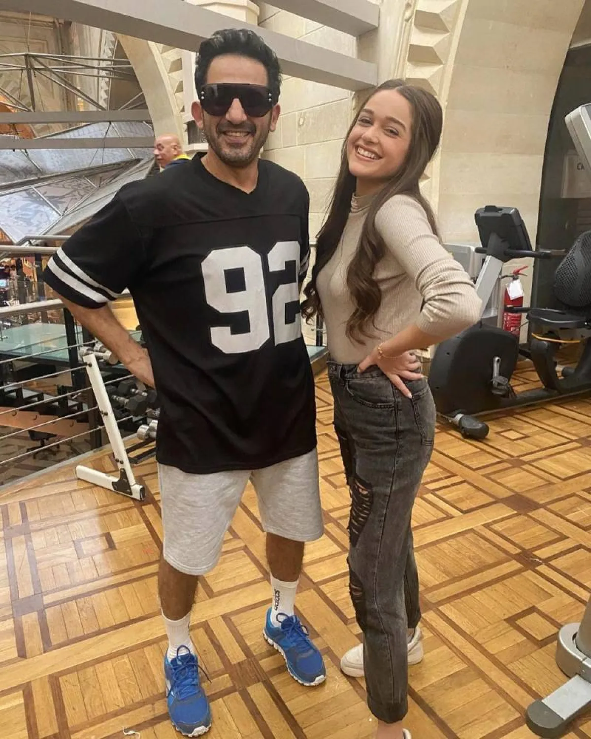 نور إيهاب برفقة أحمد حلمي  - صورة من صفحتها على موقع " انستغرام" 