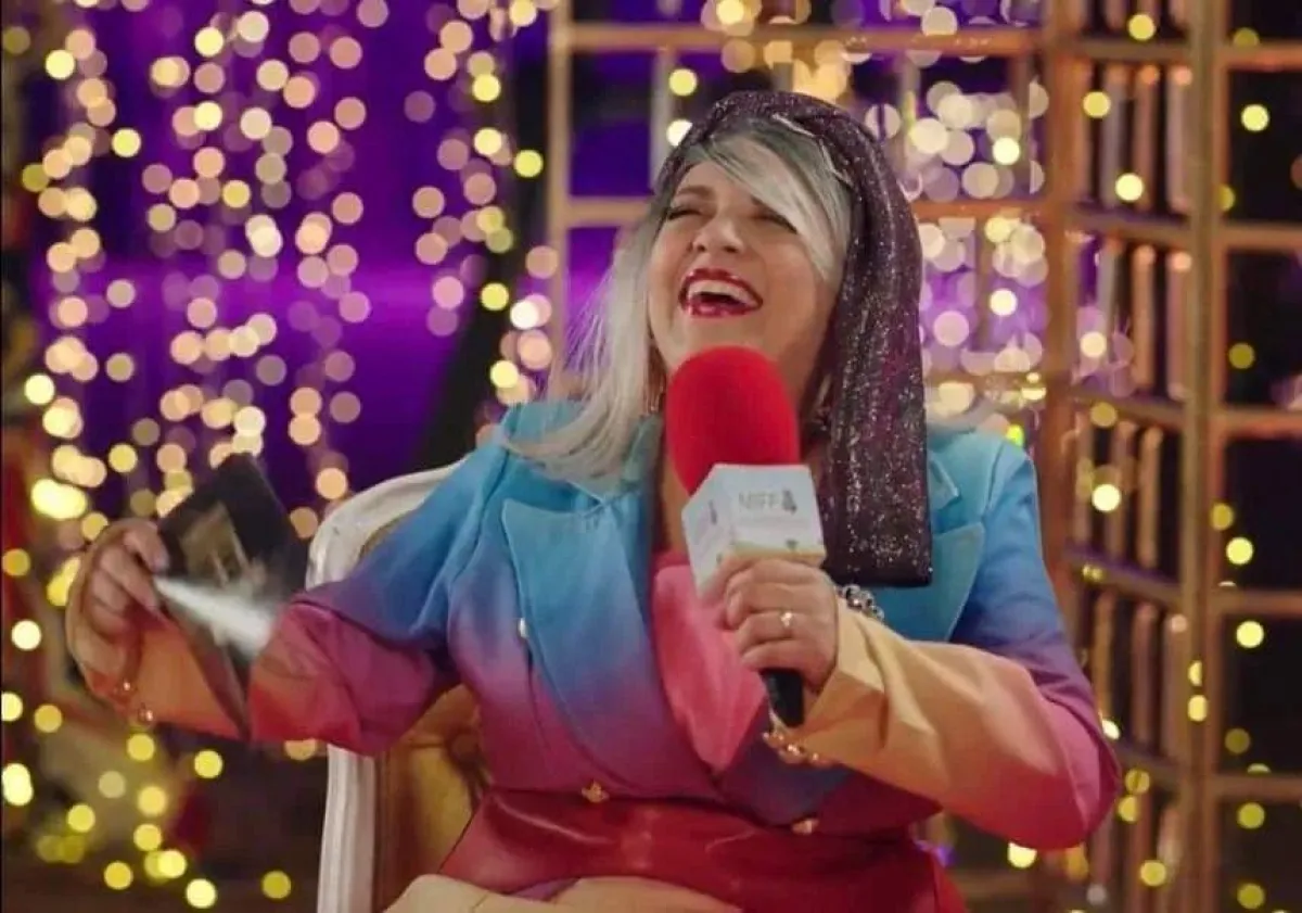 رحمة أحمد في مسلسل الكبير أوي 6 - الصورة من حسابها على فيسبوك