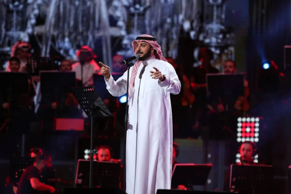 ماجد المهندس - صورة من الحفل من حساب روتانا على تويتر