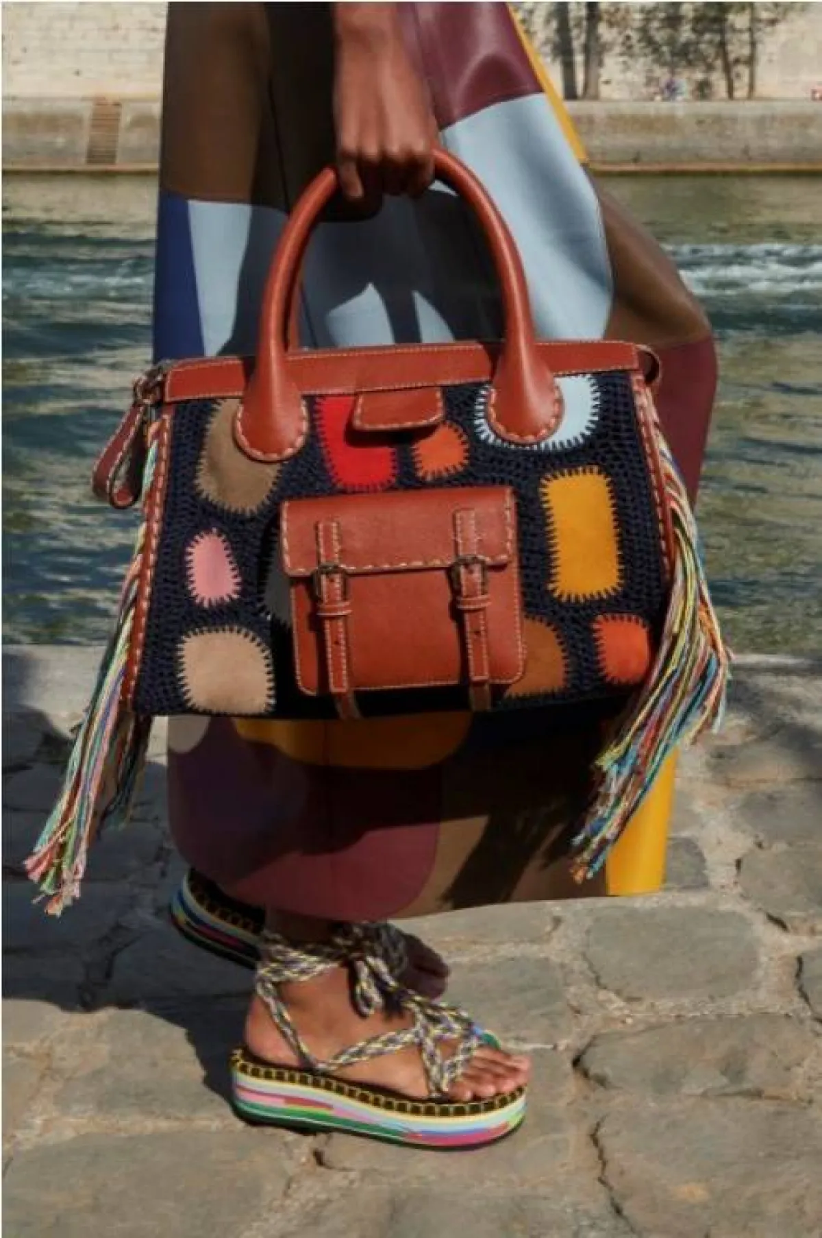 حقيبة مطبّعة بالرسوم من كلوي  Chloe