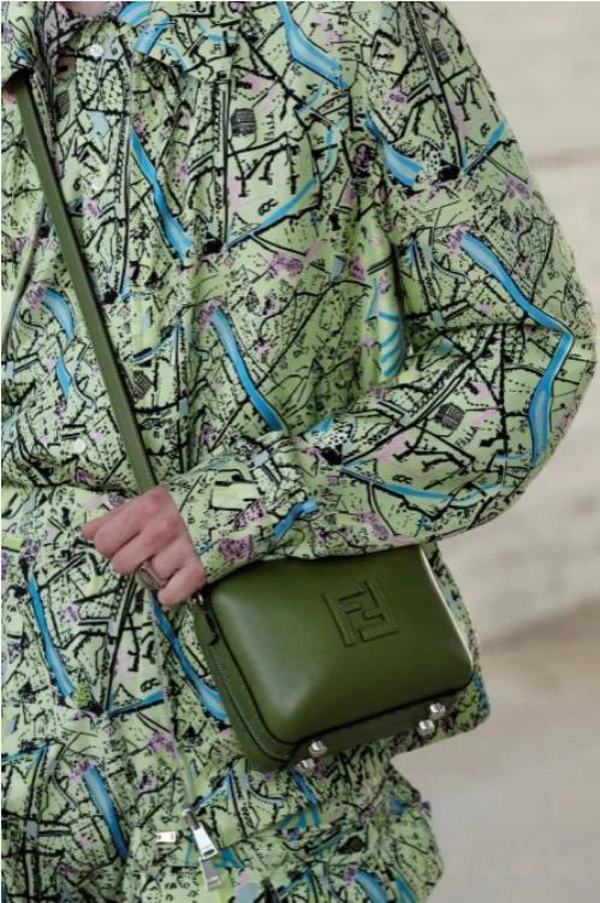 حقيبة من الجلد للرجل من فندي  Fendi