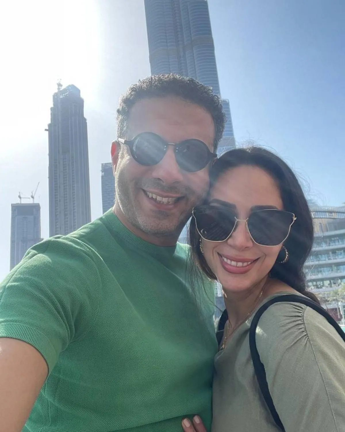 بسنت شوقي وزوجها محمد فراج - الصورة من حساب بسنت على انستغرام