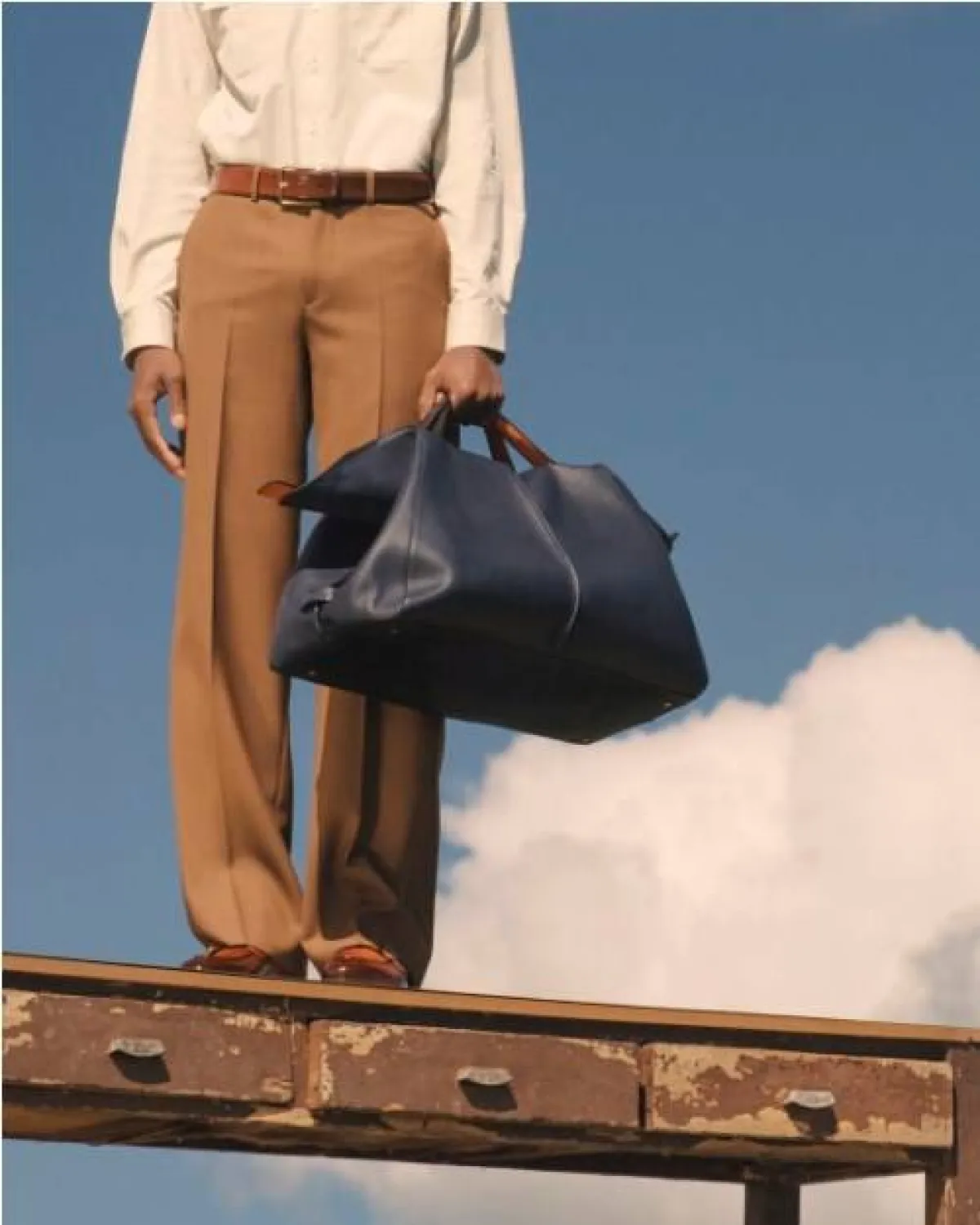 حزام من الجلد من سانتوني  Santoni