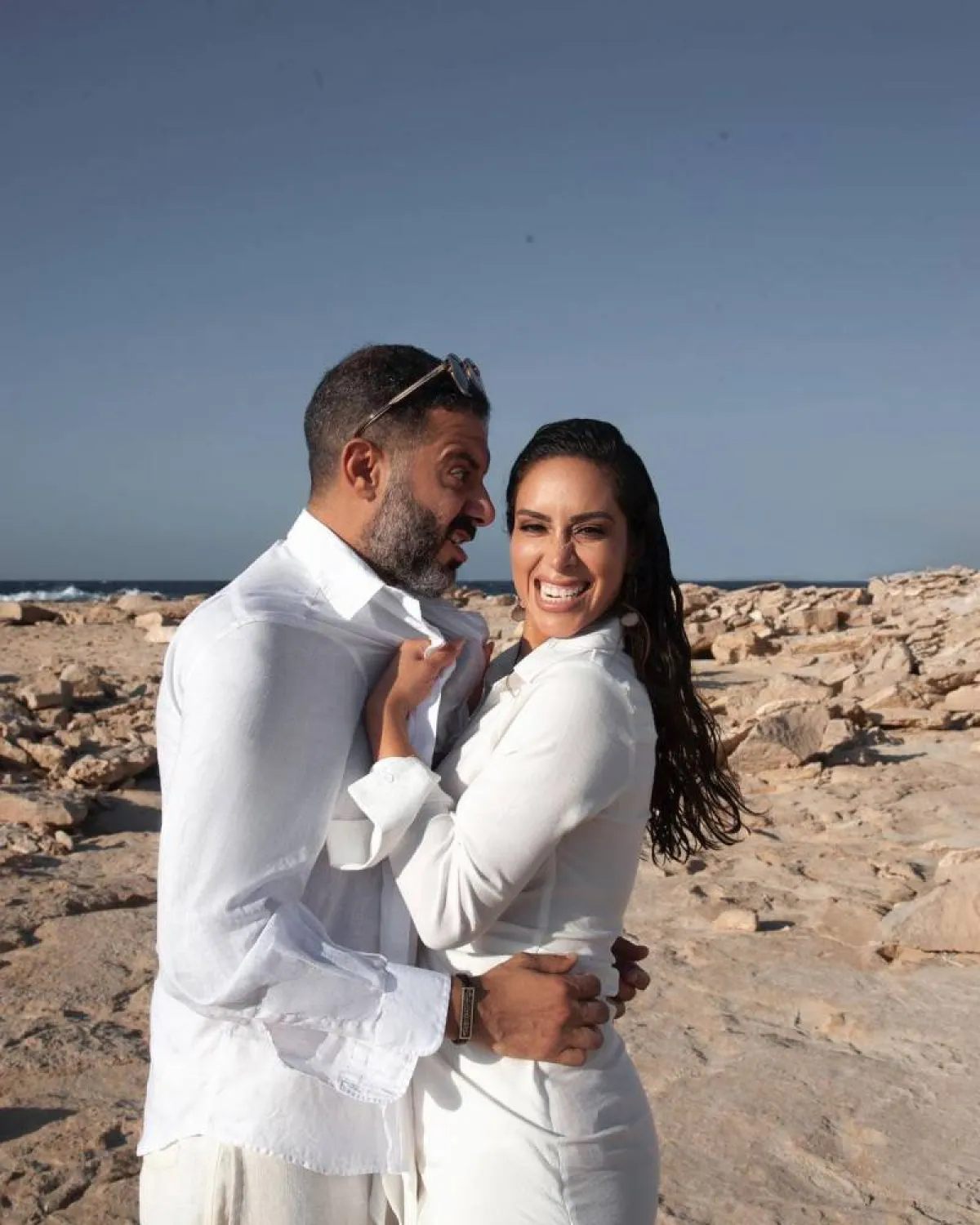 محمد فراج وبسنت شوقي - الصورة من حساب بسنت على انستغرام