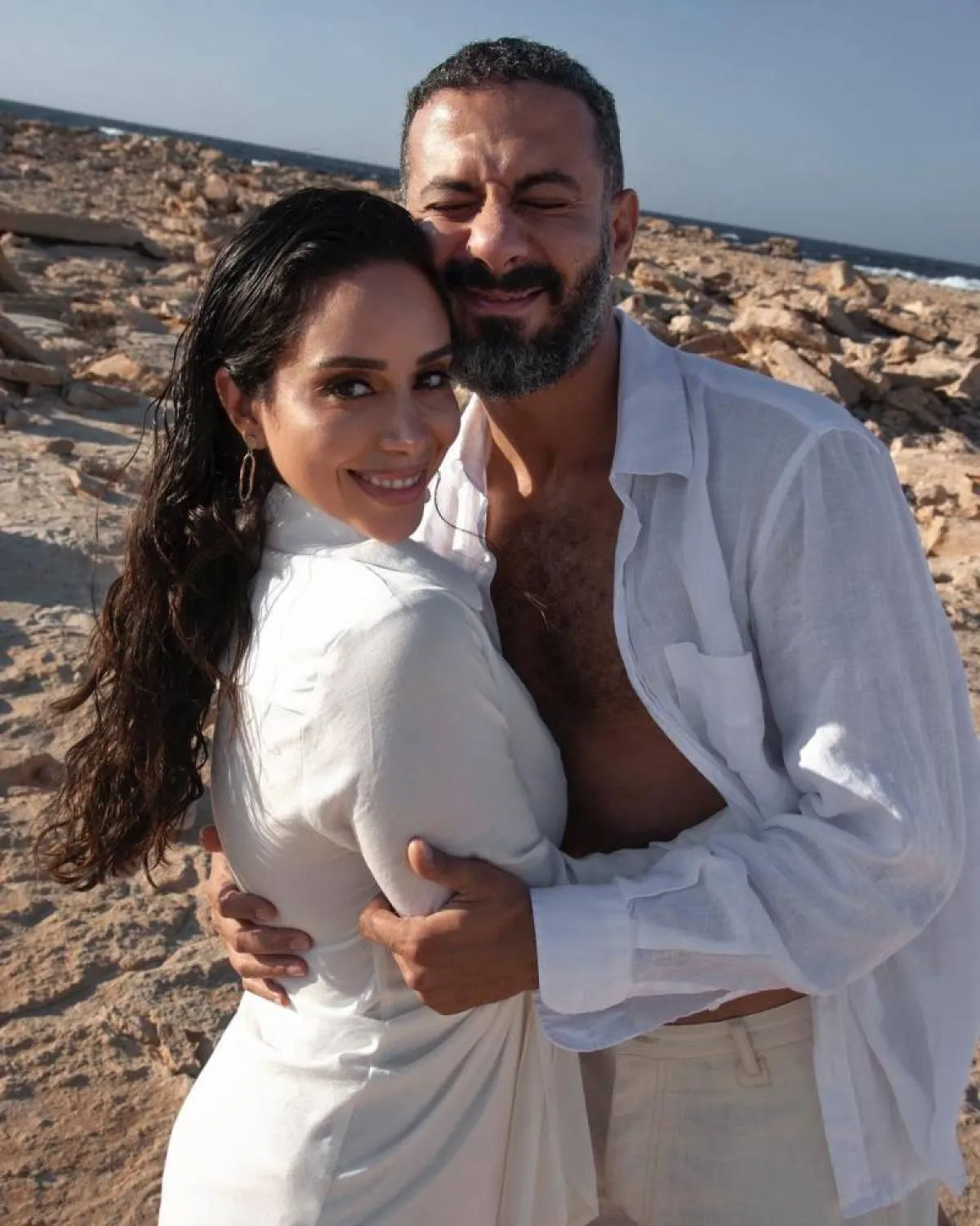 محمد فراج وبسنت شوقي - الصورة من حساب بسنت على انستغرام