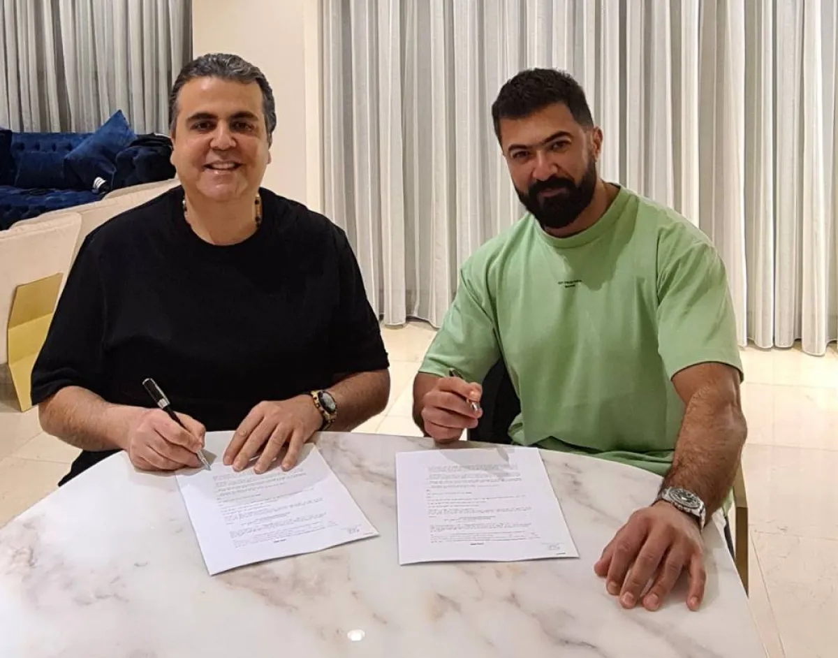 سيف نبيل وجمال سنان - الصورة من المكتب الاعلامي لشركة إيجل فيلم