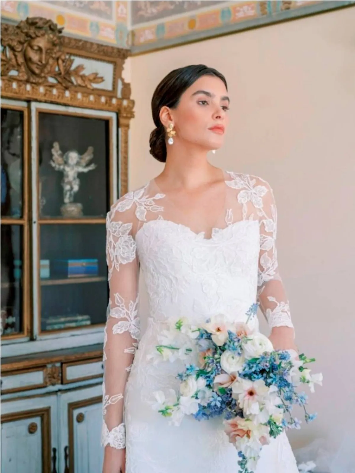 موديلات فساتين زفاف بأكمام شيفون ربيع 2022  من أن بارج  Anne Barge