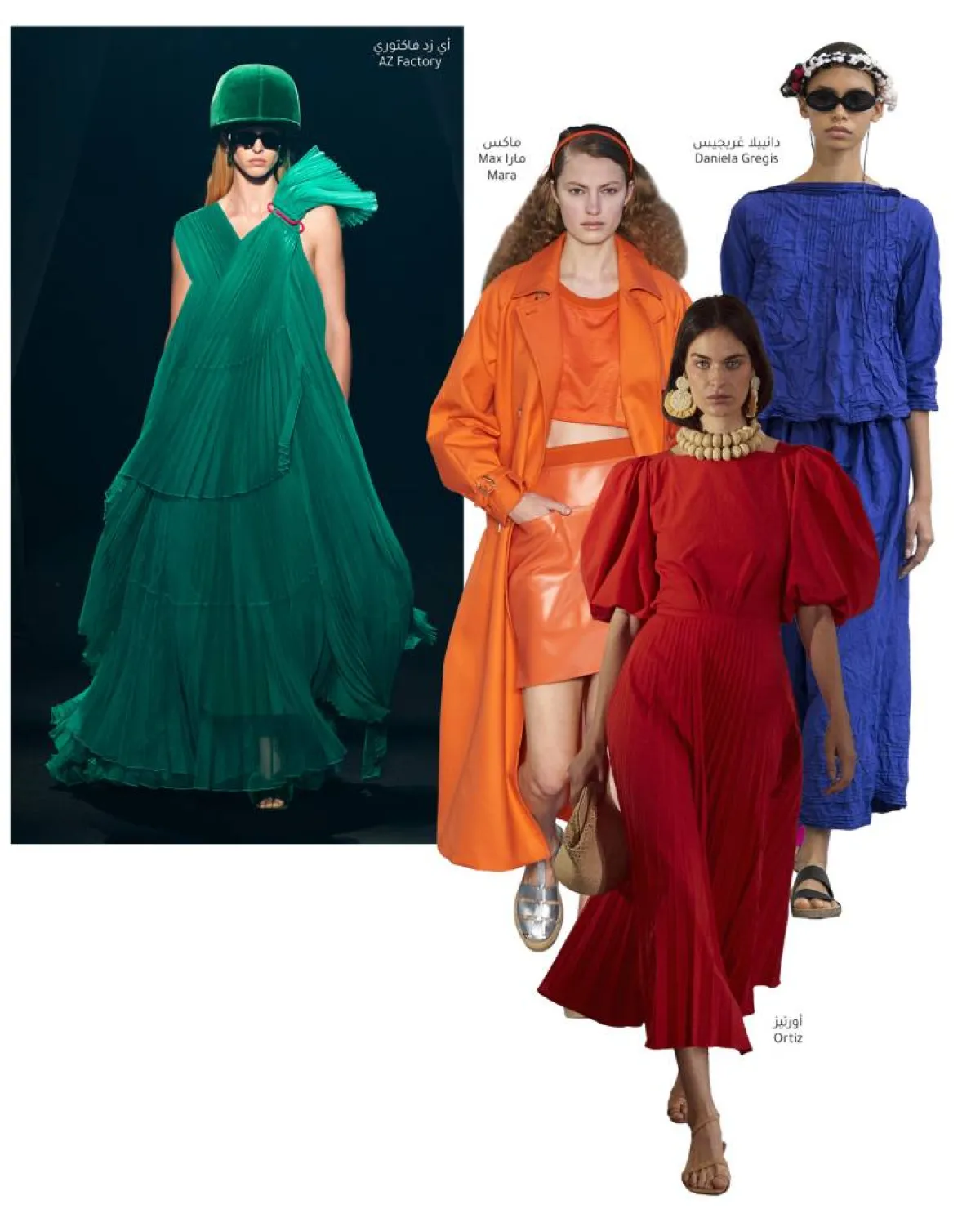 صيحة المونوكروم في مجموعات ربيع وصيف 2022 