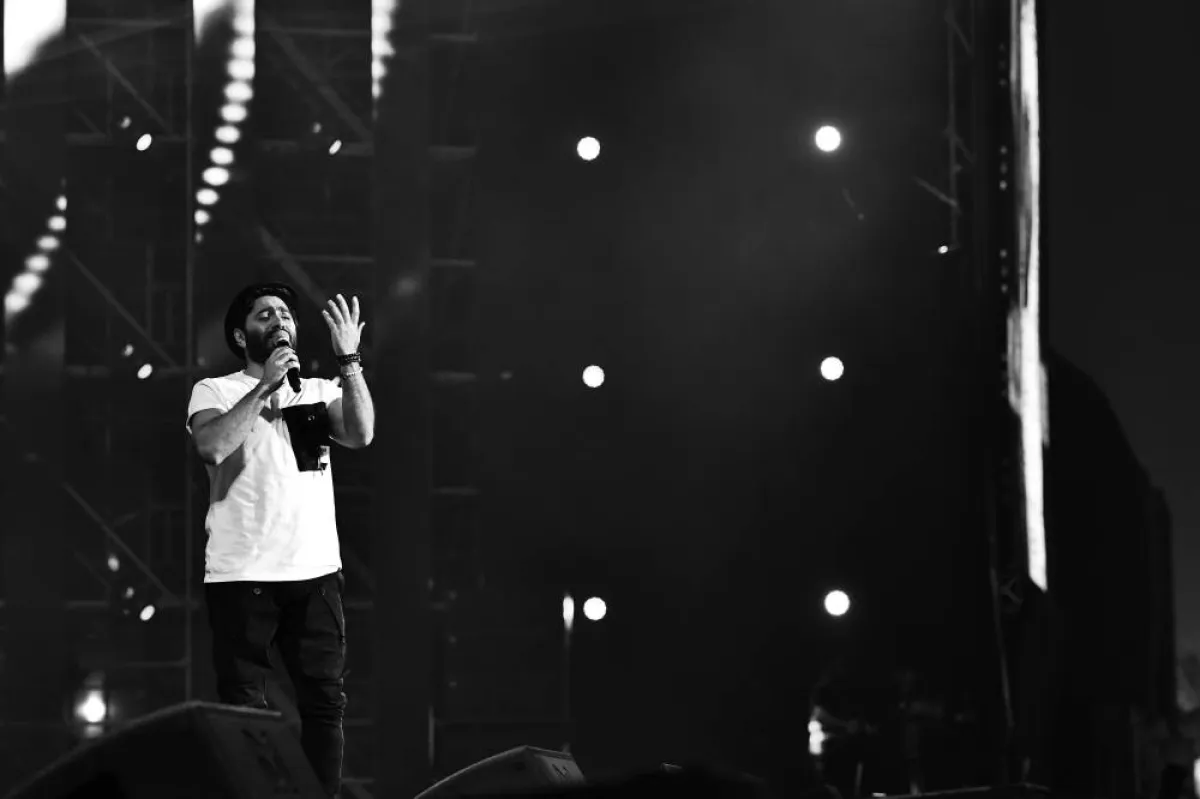 تامر حسني - الصورة من المركز الإعلامي لبنش مارك