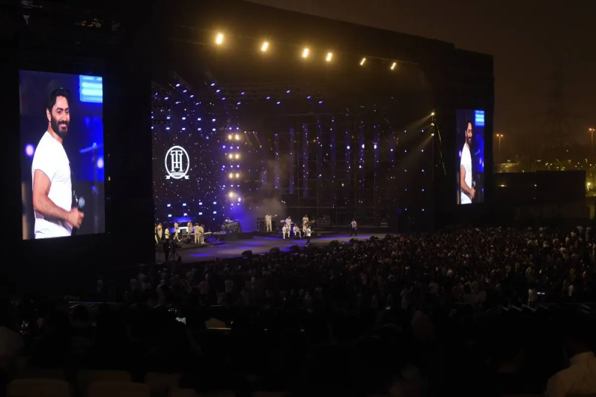 تامر حسني - الصورة من المركز الإعلامي لبنش مارك