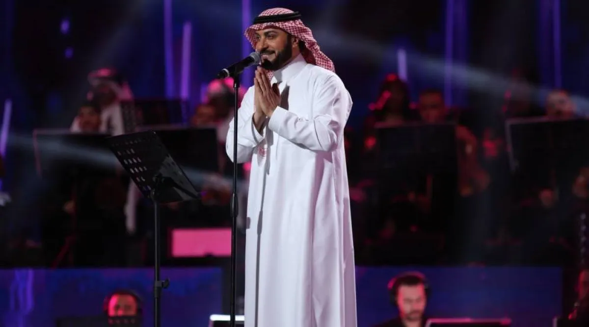 ماجد المهندس في حفل جدة - الصورة من حساب روتانا على تويتر